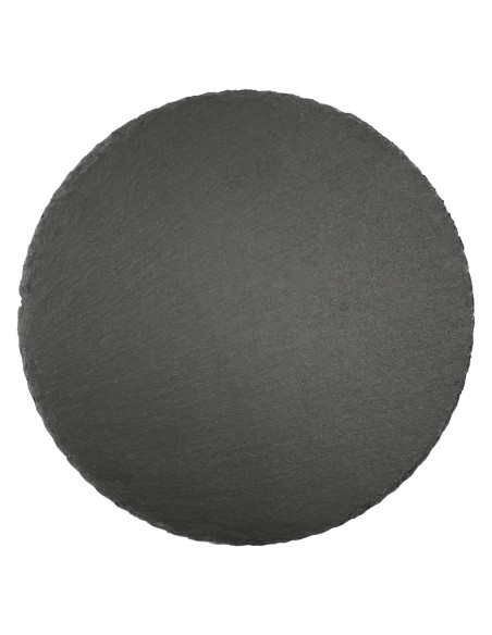 Plato de Piedra Pizarra 20cm - Elegante y Resistente