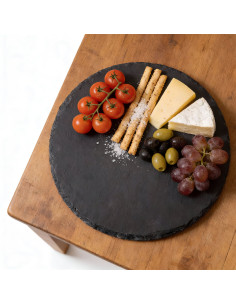 Plato de Piedra Pizarra 20cm - Elegante y Resistente 2
