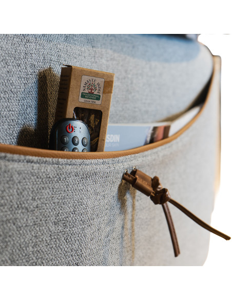 Sofá 3 cuerpos Mirok gris oscuro