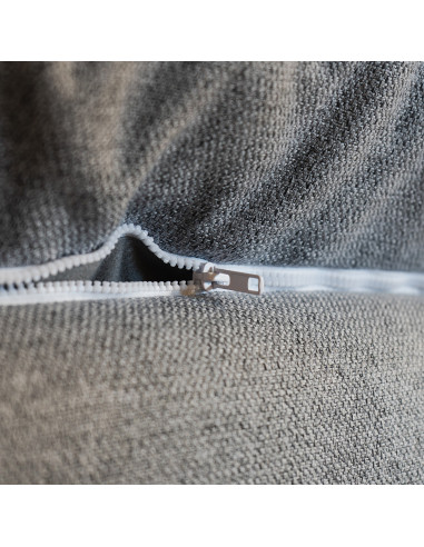 Sofá 3 cuerpos Mirok gris oscuro