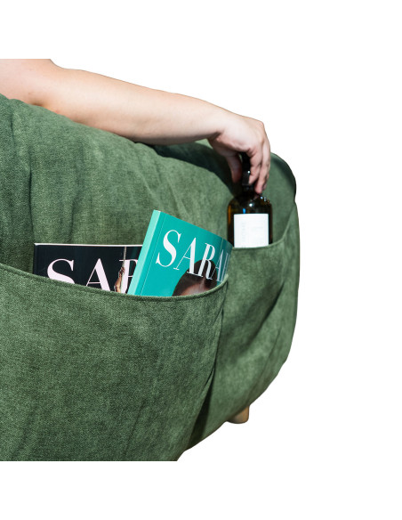 Sofá 3 cuerpos Valdore Verde