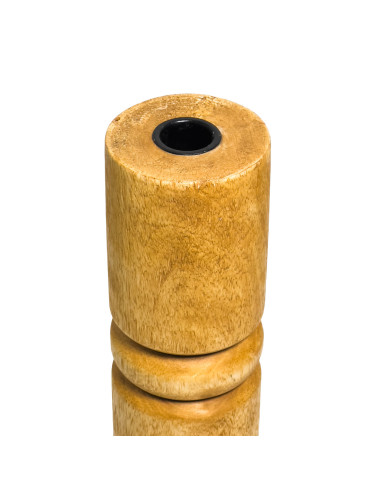 Candelabro madera 7,5x75x22 cafe oscuro
