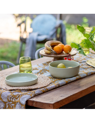 Ensaladera Comacchio Verde 20,2 cm - Elegante y Funcional