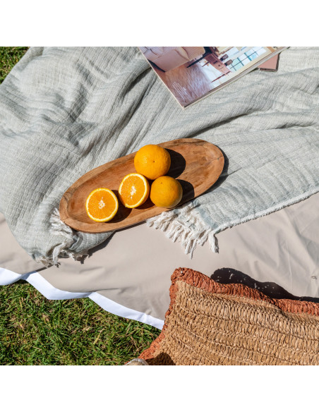 Plato de Madera 37x15cm - Bandeja Decorativa y Funcional