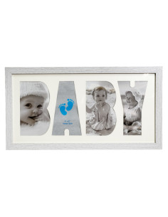Marco foto Baby blanco 23x43cm
