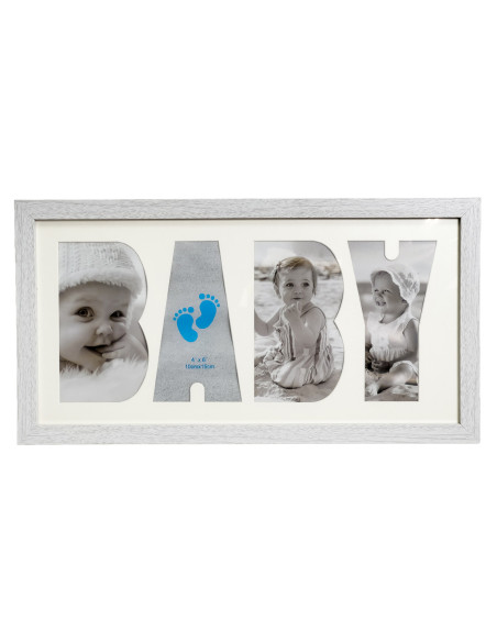 Marco foto Baby blanco 23x43cm