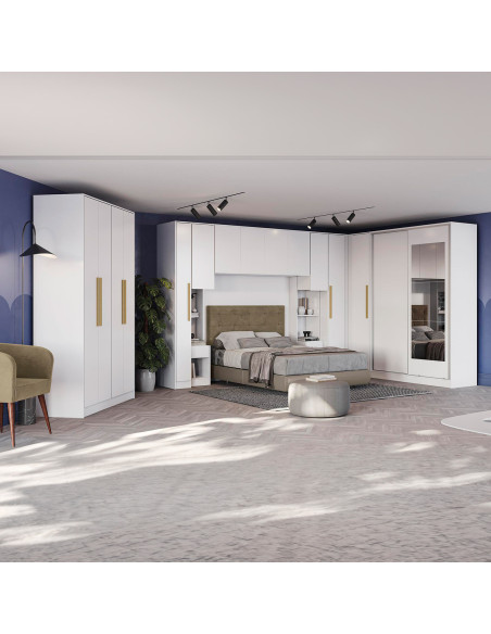 Closet 1 puerta modular esquinero 100cm