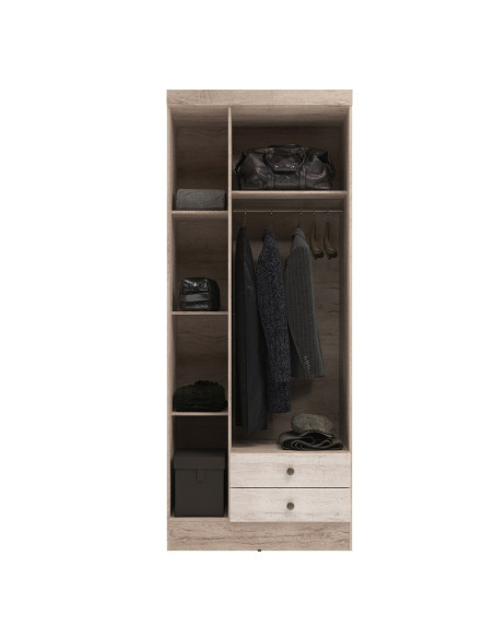 Closet 3 puertas Moscú Fendy/Nature