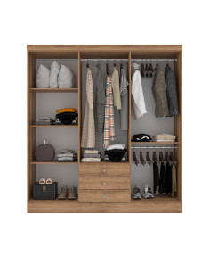 Closet 6 puertas Madrid Amendoa 2