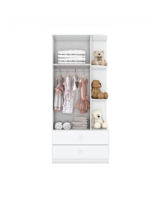 Closet Laberinto blanco 2 puertas 2