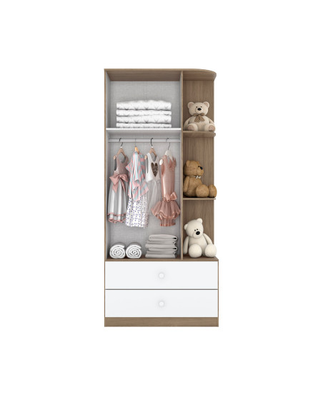 Closet Laberinto café 2 puertas