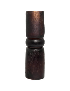 Candelabro madera 7,5x75x22 negro