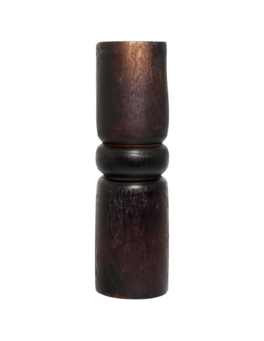 Candelabro madera 7,5x75x22 negro
