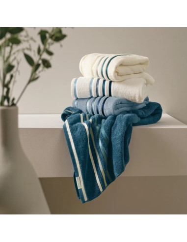 Toalla de baño Lumina 500gr 86x150 cm Gris Perla/Gris