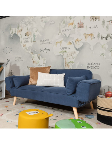 Sofá cama Silvia azul