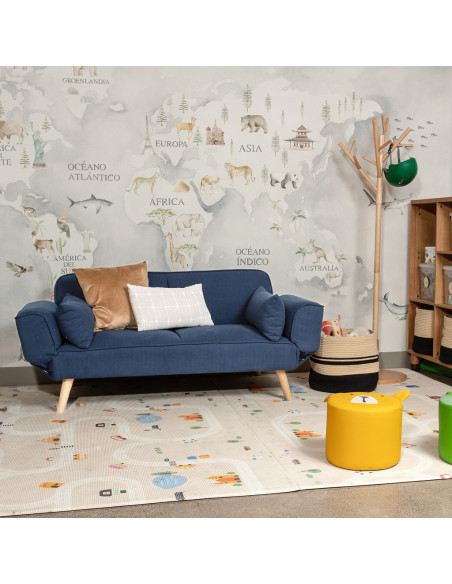 Sofá cama Silvia azul