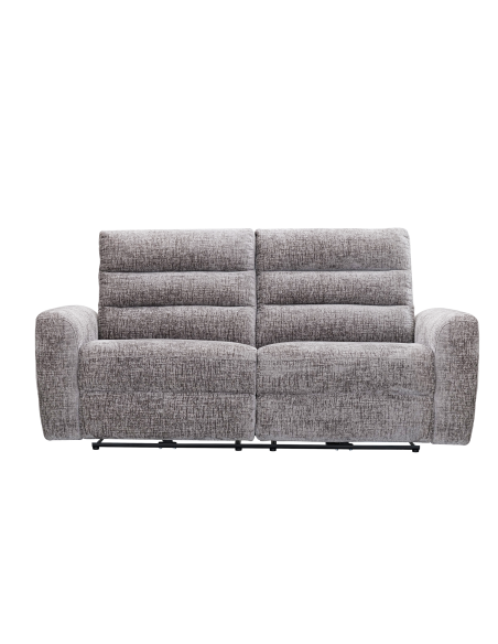 Sofá reclinable 3 cuerpos Lima gris