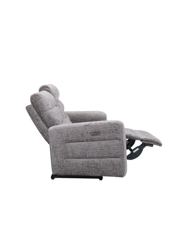 Sofá reclinable 3 cuerpos Lima gris