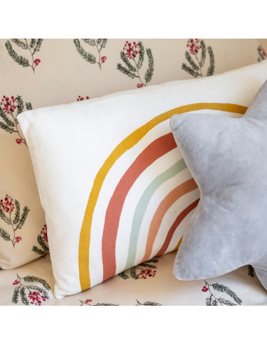 Cojín Arcoiris 30x50cm - Decoración Infantil Textil Hogar