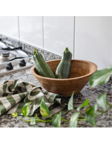 Ensaladera de Madera 25cm - Accesorio de Cocina Elegante