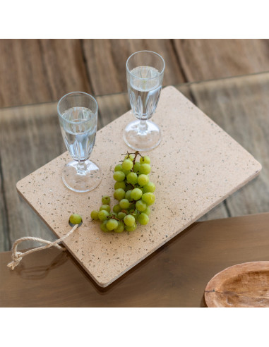 Tabla Aperitivo Terrazzo 24x35x1,5cm - Elegante y Práctica