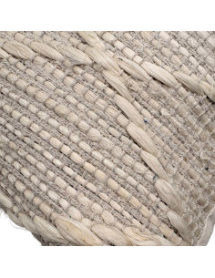 Cojín Rombos Tejido Crudo 45x45 cm - Decoración Textil Hogar 2