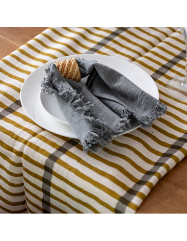 Set 2 Servilletas Gris 45x45cm - Decora tu Mesa de Comedor