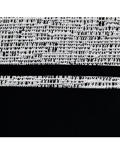 Cojín 42x42cm Gris Negro - Cojín Decorativo Bicolor Moderno 2