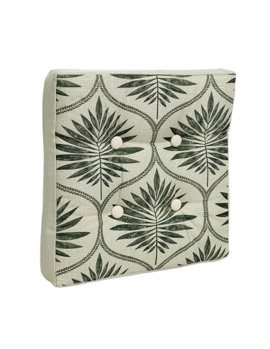 Cojín Silla Hojas 40x40 cm - Estampado Natural y Fresco