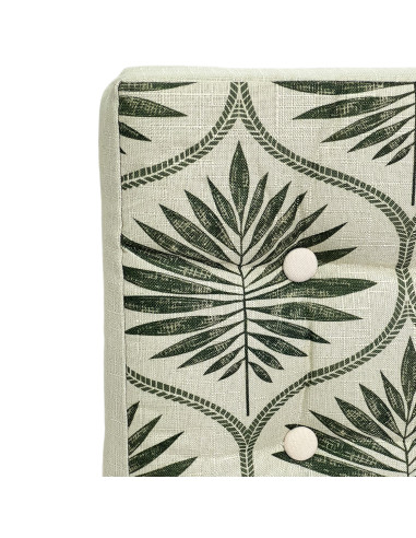 Cojín Silla Hojas 40x40 cm - Estampado Natural y Fresco