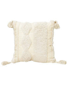 Cojín Robos Beige 45x45 cm - Decoración Hogar Elegante