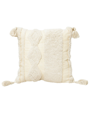 Cojín Robos Beige 45x45 cm - Decoración Hogar Elegante