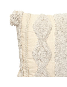 Cojín Robos Beige 45x45 cm - Decoración Hogar Elegante 2