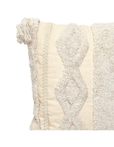 Cojín Robos Beige 45x45 cm - Decoración Hogar Elegante