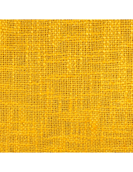 Cojín Pompones Mostaza 45x45 cm - Decoración Hogar