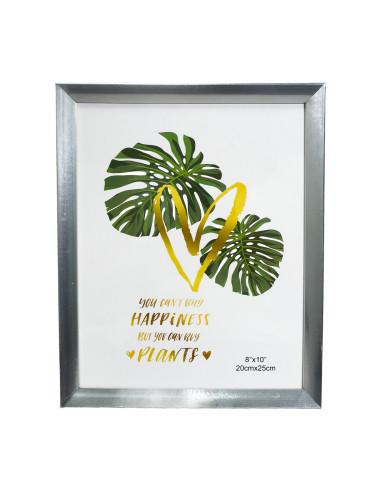 Marco de foto plateado 20x25cm