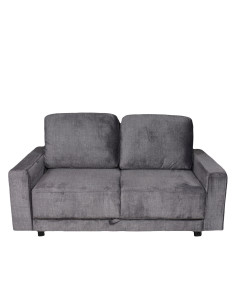 Sofá cama Bharu gris oscuro