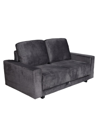Sofá cama Bharu gris oscuro