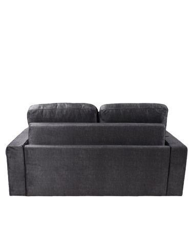 Sofá cama Bharu gris oscuro