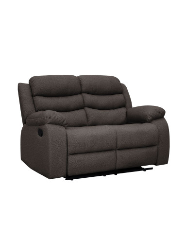 Sofá reclinable 2 cuerpos Boston café