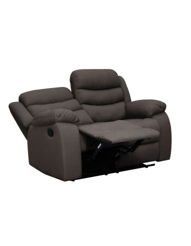 Sofá reclinable 2 cuerpos Boston café