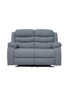 Sofá reclinable 2 cuerpos Boston gris claro