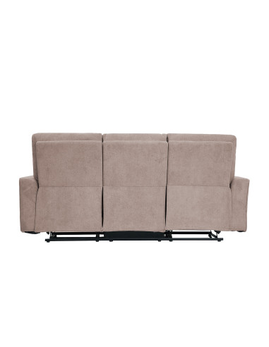 Sofá reclinable 3 cuerpos Alaska beige