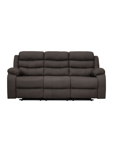 Sofá reclinable 3 cuerpos Boston café