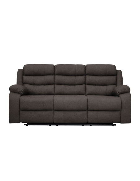 Sofá reclinable 3 cuerpos Boston café
