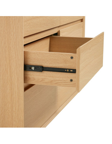 Cómoda 6 cajones Halden café