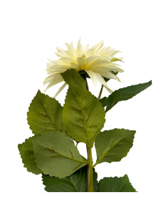 Calendula artificial blanca 72cm 2