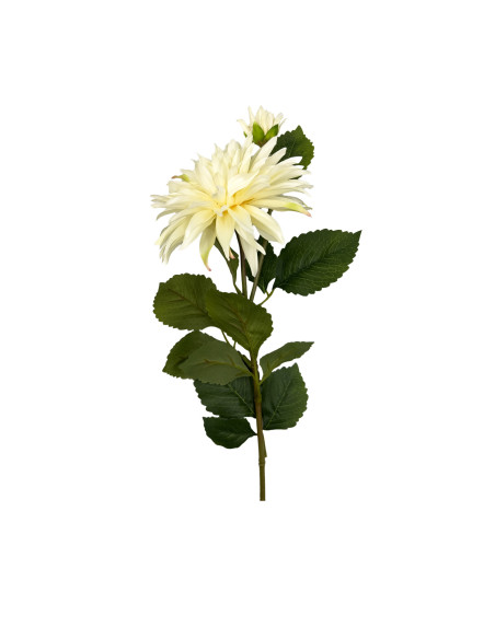 Calendula artificial blanca 72cm