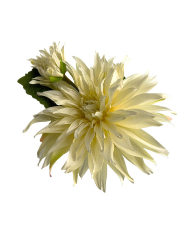 Calendula artificial blanca 72cm