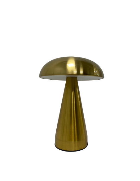 Lámpara hongo táctil Dorado